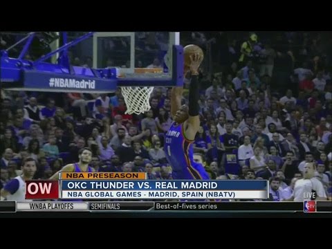 OKC Thunder falls to Real Madrid in preseason debut