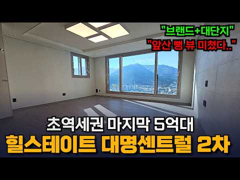마지막 5억대 초역세권 대단지 힐스테이트대명센트럴2차 …