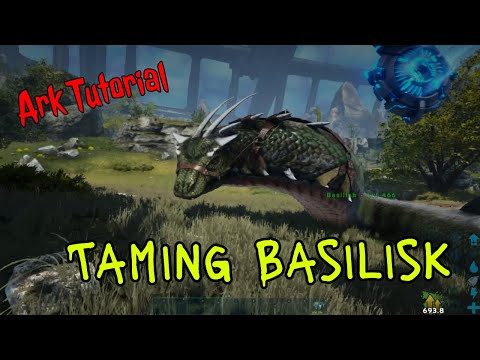 Ark Tutorial: How tame a Basilisk in Ark Genesis 2