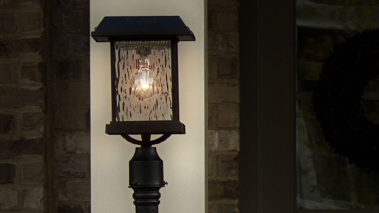 Video 1 Watch A Video About the Aspen Black Solar LED Outdoor Post Light