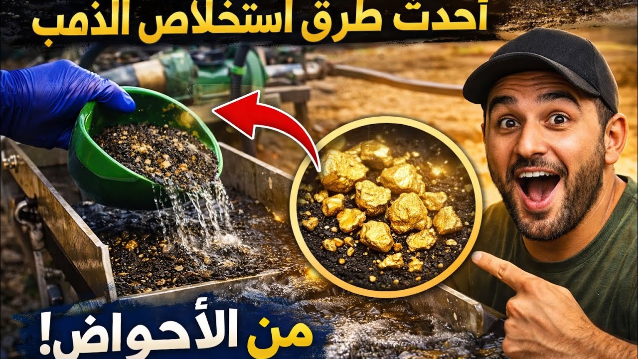 ثورة الذهب: أسرار استخلاص الكنوز بالتقنيات الحديثة"