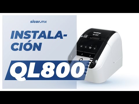 INSTALAR Etiquetadora Brother QL800 en Windows – SICARv4 | SICAR Videos