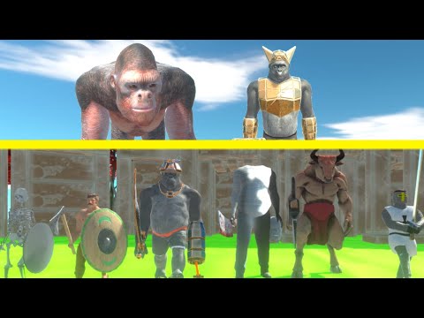 PRIMATES AGAINST BLADE GANG  -  ANIMAL RE VOLT BATTLE SIMULATOR