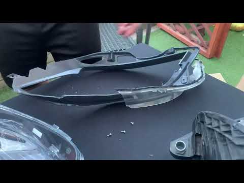 Mercedes CLS Headlight Lens Cover Replacement | Înlocuire Sticla Far | DIY