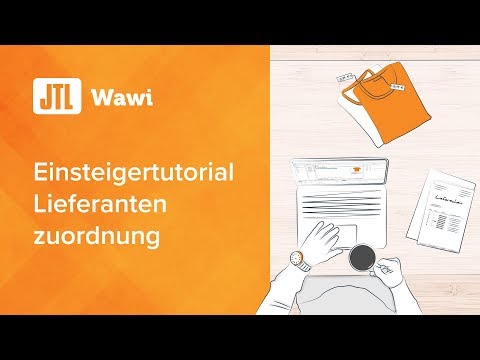 JTL-Wawi Einsteigertutorial: Lieferantenzuordnung