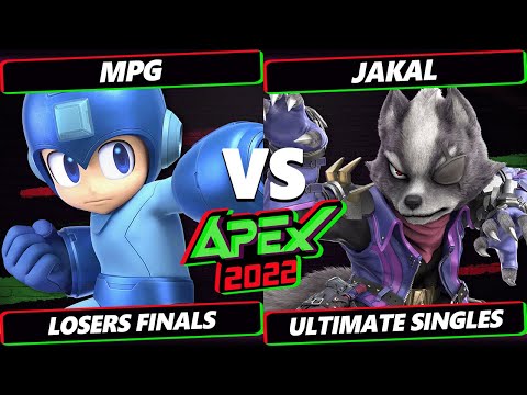 Apex 2022 Losers Finals - MPG (Mega Man) Vs. Jakal (Wolf) - SSBU Ultimate Tournament