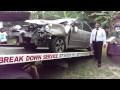 Corolla 2002 Hacked Accident On The Way From Colombo To Katunayaka