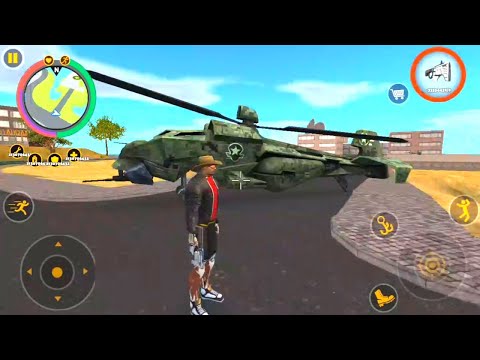 Rope hero 3 new games on | Rope hero fighting on military camp road | Android gameplay