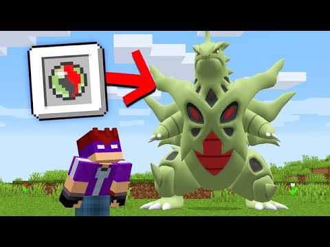 CONSEGUI A MEGA EVOLUÇÃO DO TYRANITAR no MINECRAFT!