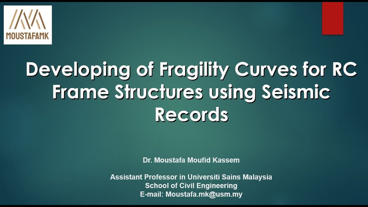 Fragility curve development using Time History Seismic Record Analysis