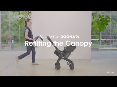 How to refit the canopy and shoulder pads | Doona X Car Seat & Stroller