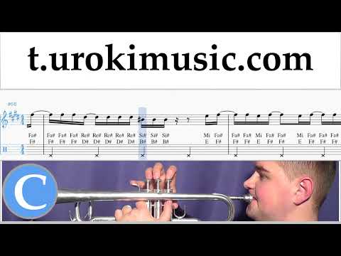 How to play KAROL G, Shakira - TQG on Trumpet Tabs Notes Solo