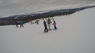 Kids Skiing Donner Ski Bowl Jan 2016