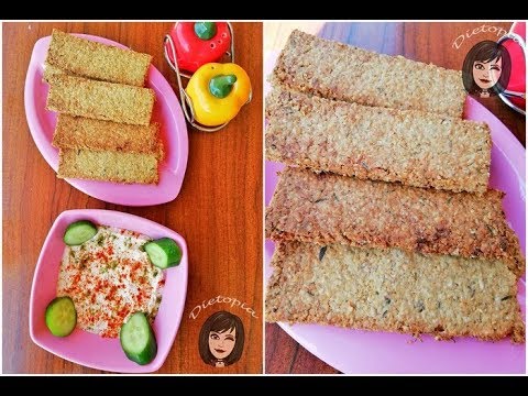 رقائق شوفان بالبابريكا و الزعتر - Oat Crackers With Paprika & Thym Video
