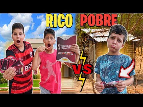 RICO VS POBRE ALBUM DA COPA 2022!😱 - Parte 1
