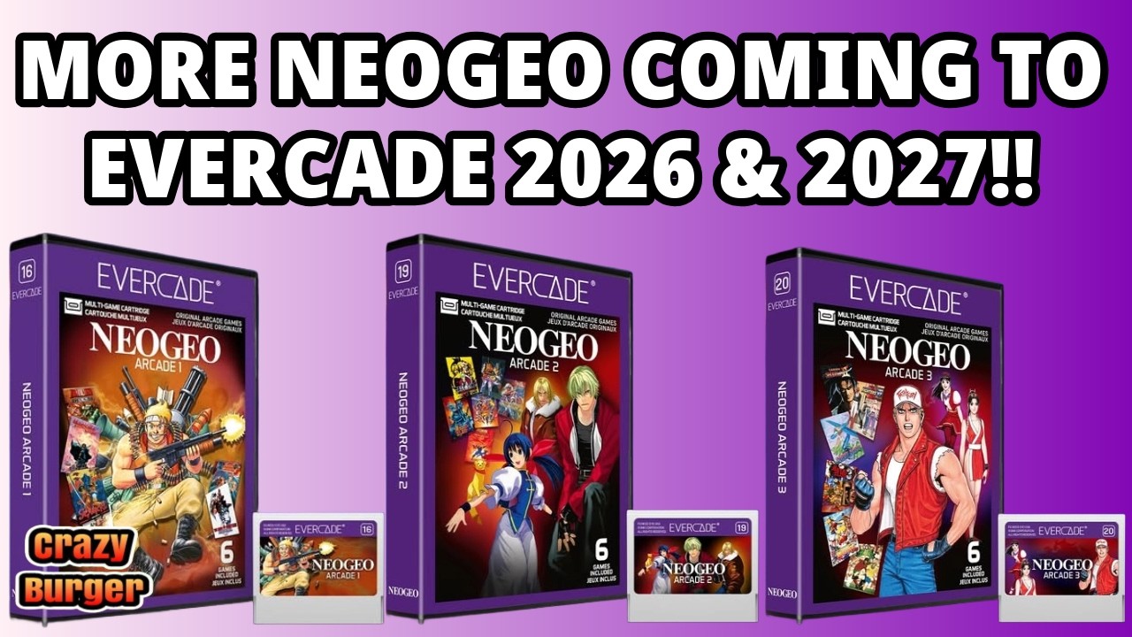 More NEOGEO Coming To Evercade 2026 AND 2027!