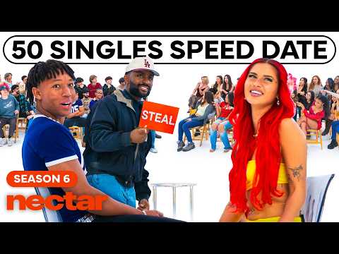 50 singles speed date in front of strangers | season 6