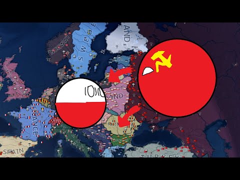 Buffed Ussr vs Europe Hoi4 Timelapse