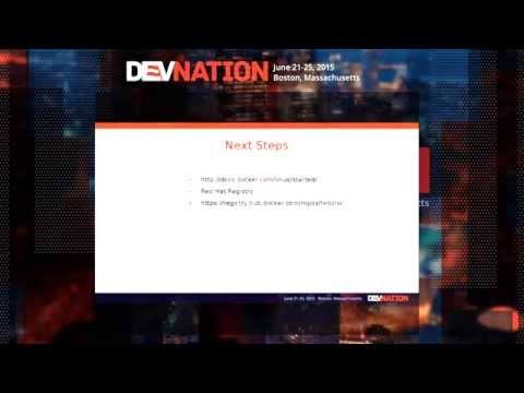 DevNation 2015- Michael Hrivnak - Docker for developers