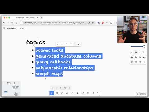 Building a model reservation system with atomic locks