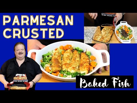 Baked Parmesan Fish Recipe | Parmesan Crusted Fish