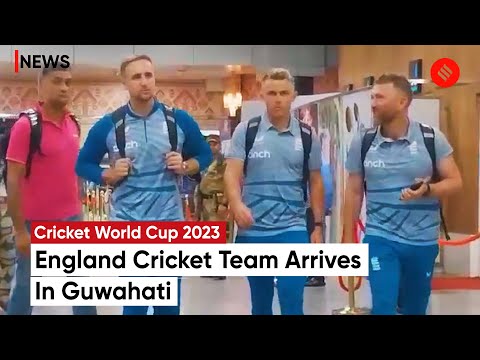 World Cup 2023: England Cricket Team Arrives in Guwahati Ahead Of Warm-Up Matches
