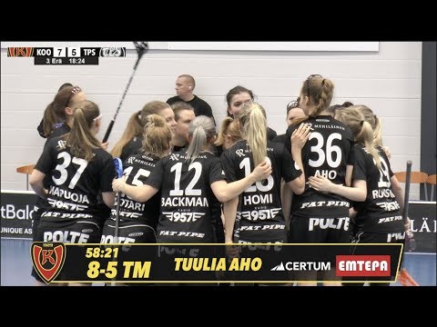 Maalikooste: Koovee Naiset vs. TPS 8-5 (22.02.2020)