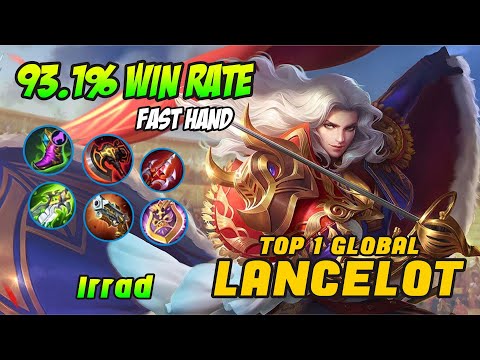 93.1% WinRate Lancelot Fast Hand S22 - Top Global Lancelot Irrad - Mobile Legends
