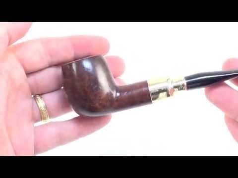 Peterson Of Ireland Classic Apple Billiard Style Smoking Pipe W Full Gold Spigot From PIPELIST.COM