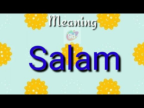 Salam Meaning with Pronunciation//Googul Dictionary//