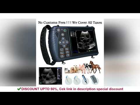 Portable Veterinary Ultrasound Scanner, Vet Pregnancy Check Handheld Ultra Machine, for Pig Sheep