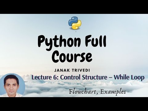 Lecture 6 Control Structure While Loop Python Programming Theory