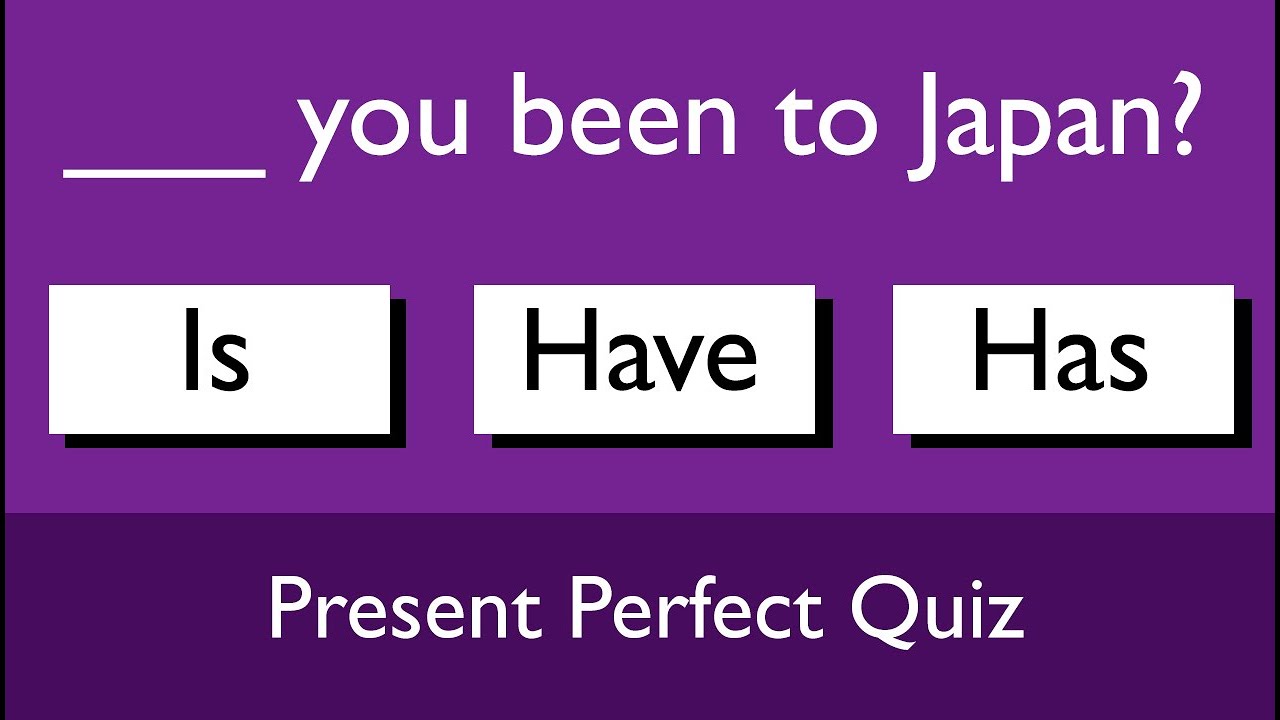 Present Perfect | Grammar quiz