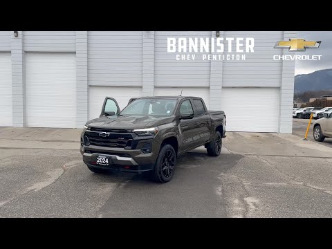 2024 Chevrolet Colorado Crew Cab Short Box 4-Wheel Drive Z71 in Brown for sale at Bannister Chevrolet Penticton in Penticton, BC