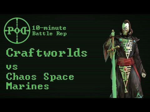 76. Craftworlds vs Chaos Space Marines, 2000 pts | Warhammer 40k 9th edition battle report, Oct 2022