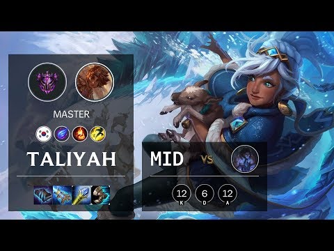 Taliyah Mid vs Sylas - KR Master Patch 10.8