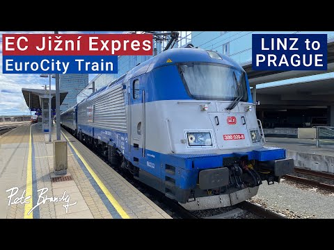 TRIP REPORT | EC Jižní Expres | Linz to Prague | ČD EuroCity train | 1st class