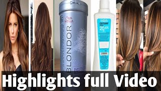 Highlights global majirel loreal colour#hair Blonder hair