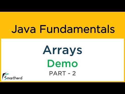 Java ARRAYS tutorial with example Java Tutorial and Fundamentals 6 2
