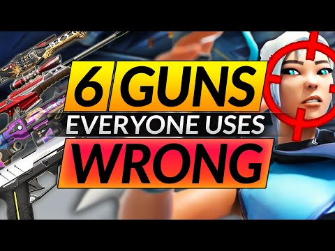 8 BIGGEST GUN Mistakes - STOP AND INSTANTLY HEADSHOT EVERYONE - Valorant Weapons Guide