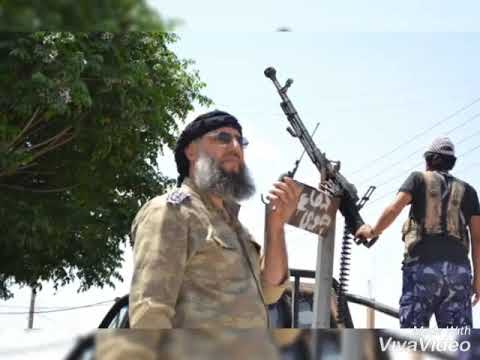 برومو يعرض صورة لقائد لواء الشهيد فيصل العكيدة