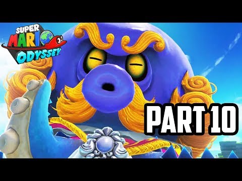 AMAZING BOSS BATTLE! Super Mario Odyssey Walkthrough Gameplay Part 10  - FULL GAME (Nintendo Switch)