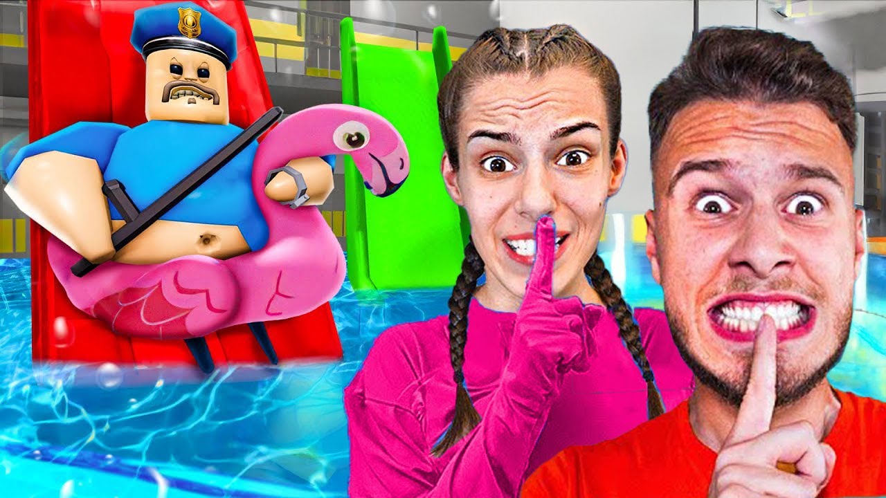 Mitzuu Tries to Escape Barry's Waterpark!