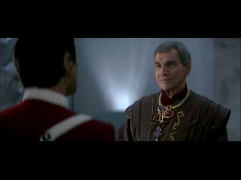 Ambassador Sarek and Captain Spock