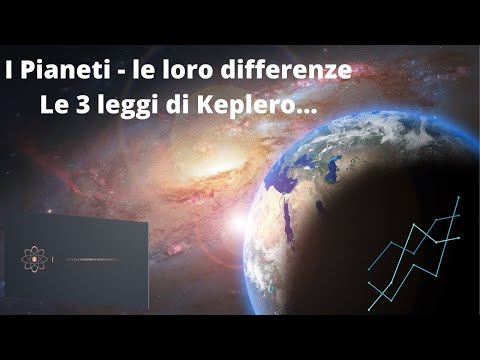 I Pianeti - le loro differenze, le 3 leggi di Keplero...
