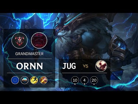 Ornn Jungle vs Lee Sin - EUW Grandmaster Patch 9.24