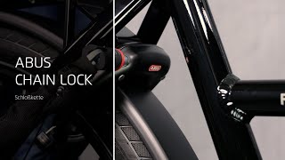 How to lock and unlock the Abus chain lock