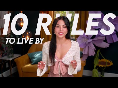 10條實用生活準則，幫你過得更清晰有方向！ (10 rules to live by)