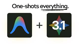 Gemini 3.1 Pro + Antigravity Destroys Every Site Designer
