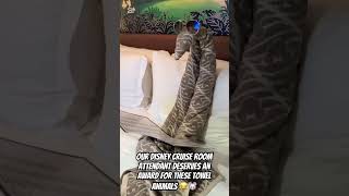 Proof Disney magic continues… even in towel form ✨ #disneytreasure #towelanimal #disneycruise